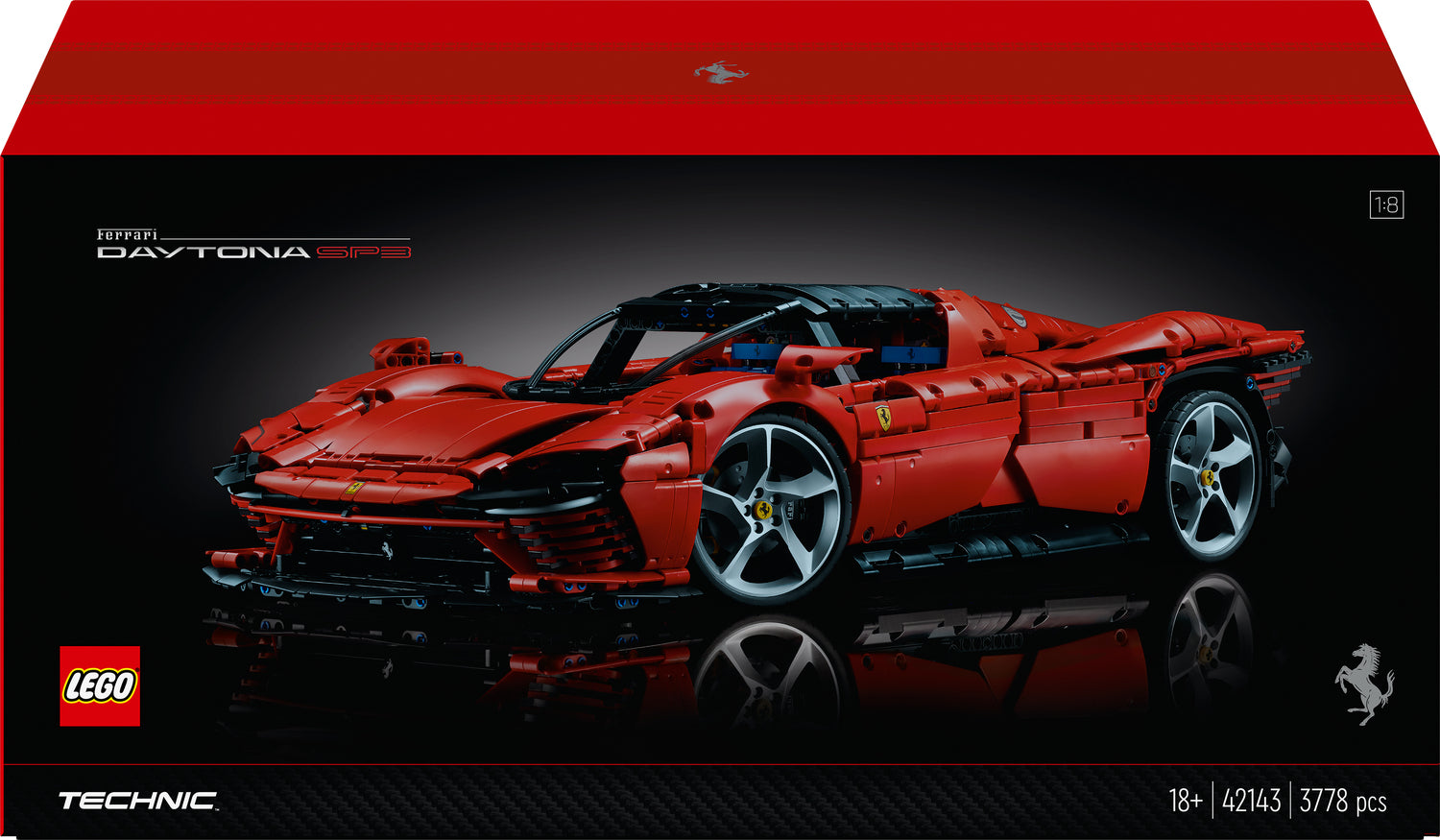 LEGO® Technic Ferrari Daytona SP3 Model Car Set