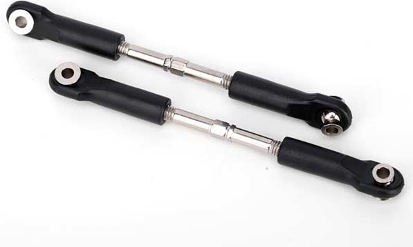 Turnbuckles, camber link, 49mm (82mm center to center) (assembled with rod ends and hollow balls) (1 left, 1 right)