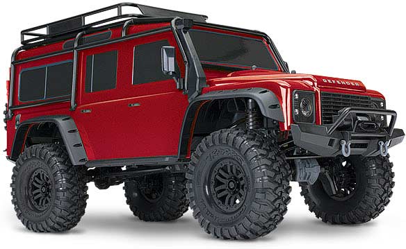 TRX-4 Scale and Trail Crawler with Land Rover Defender Body: 4WD Electric Trail Truck with TQi Traxxas Link Enabled 2.4GHz Radio System