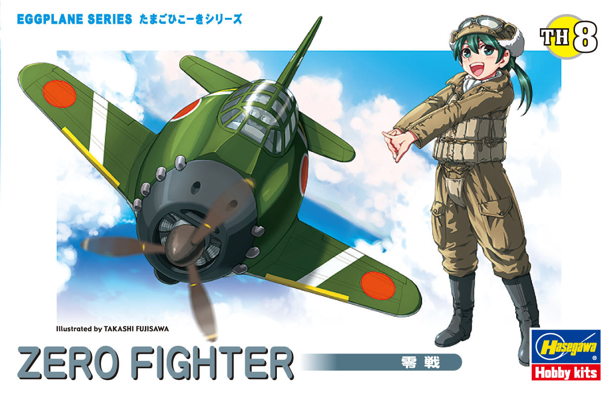 Hasegawa Eggplane Series Zero Fighter Model Kit