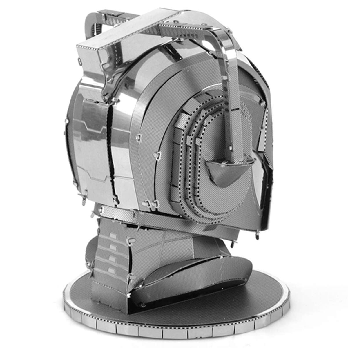 Metal Earth Doctor Who Cyberman Head Laser Cut Model