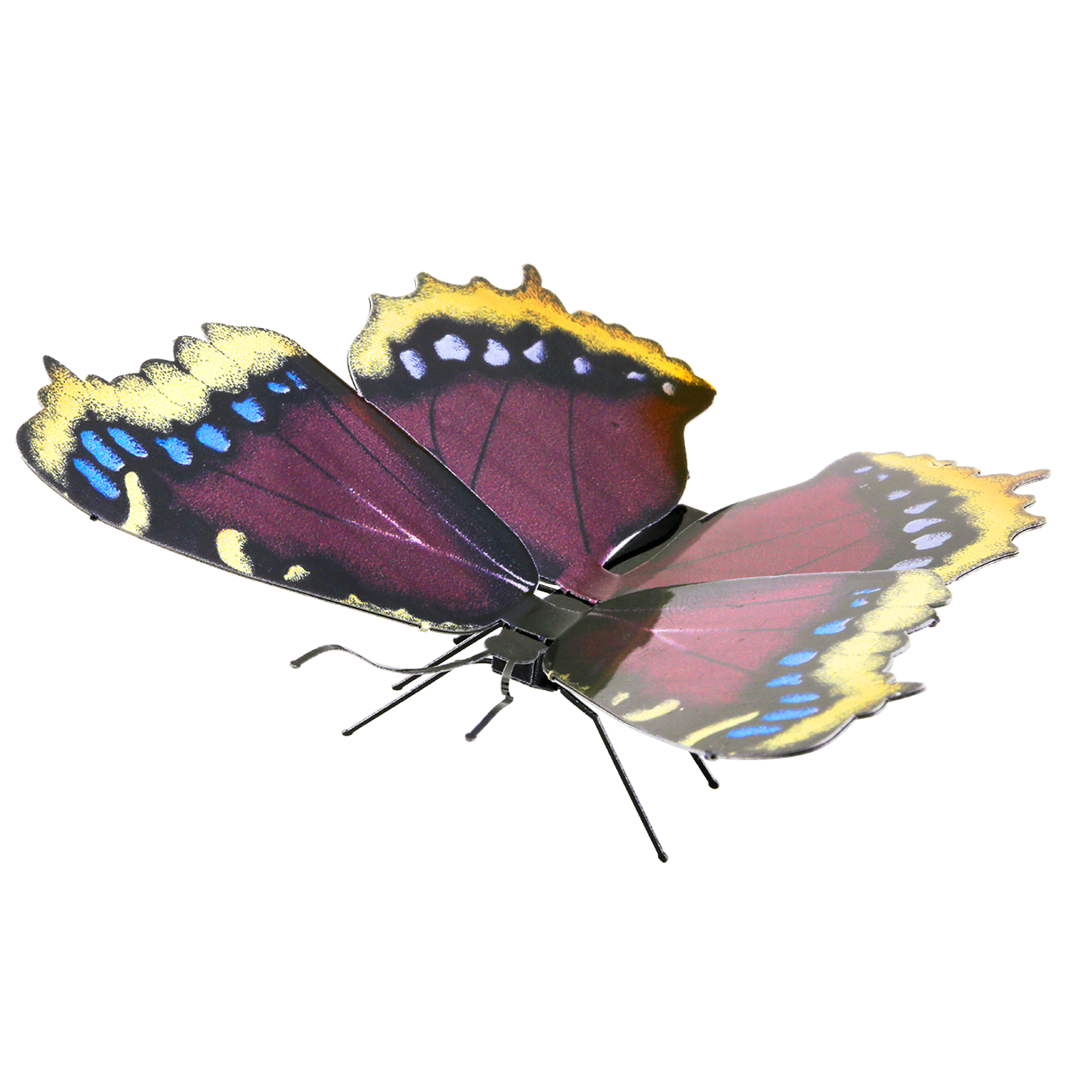 Metal Earth Mourning Cloak Butterfly Laser Cut Model