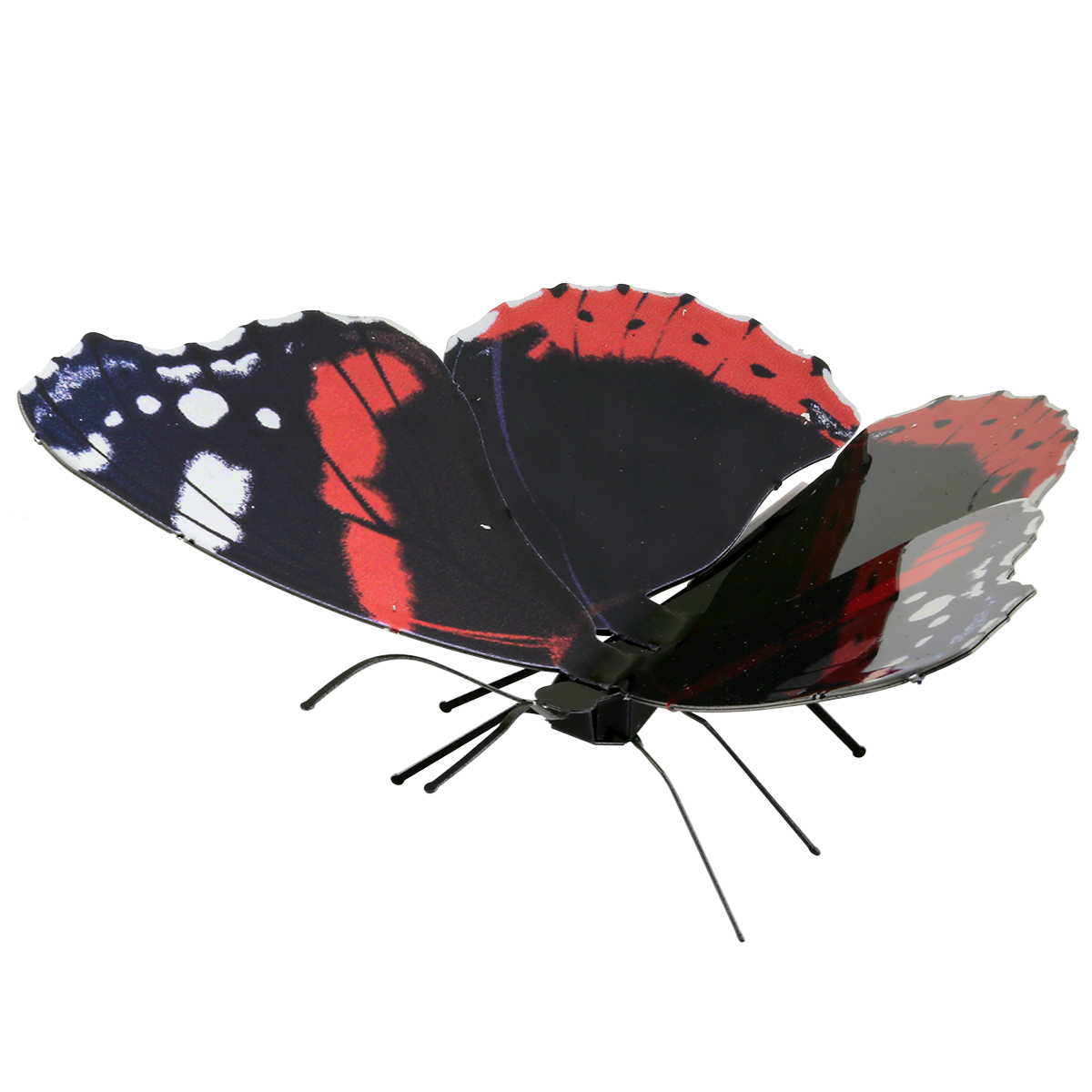 Metal Earth Red Admiral Butterfly Laser Cut Model