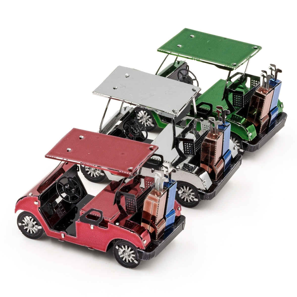 Metal Earth Golf Kart Set Laser Cut Model
