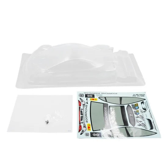 ZooRacing Jackal 0.7mm Regular Clear Body Set For 1/10 RC Touring Car