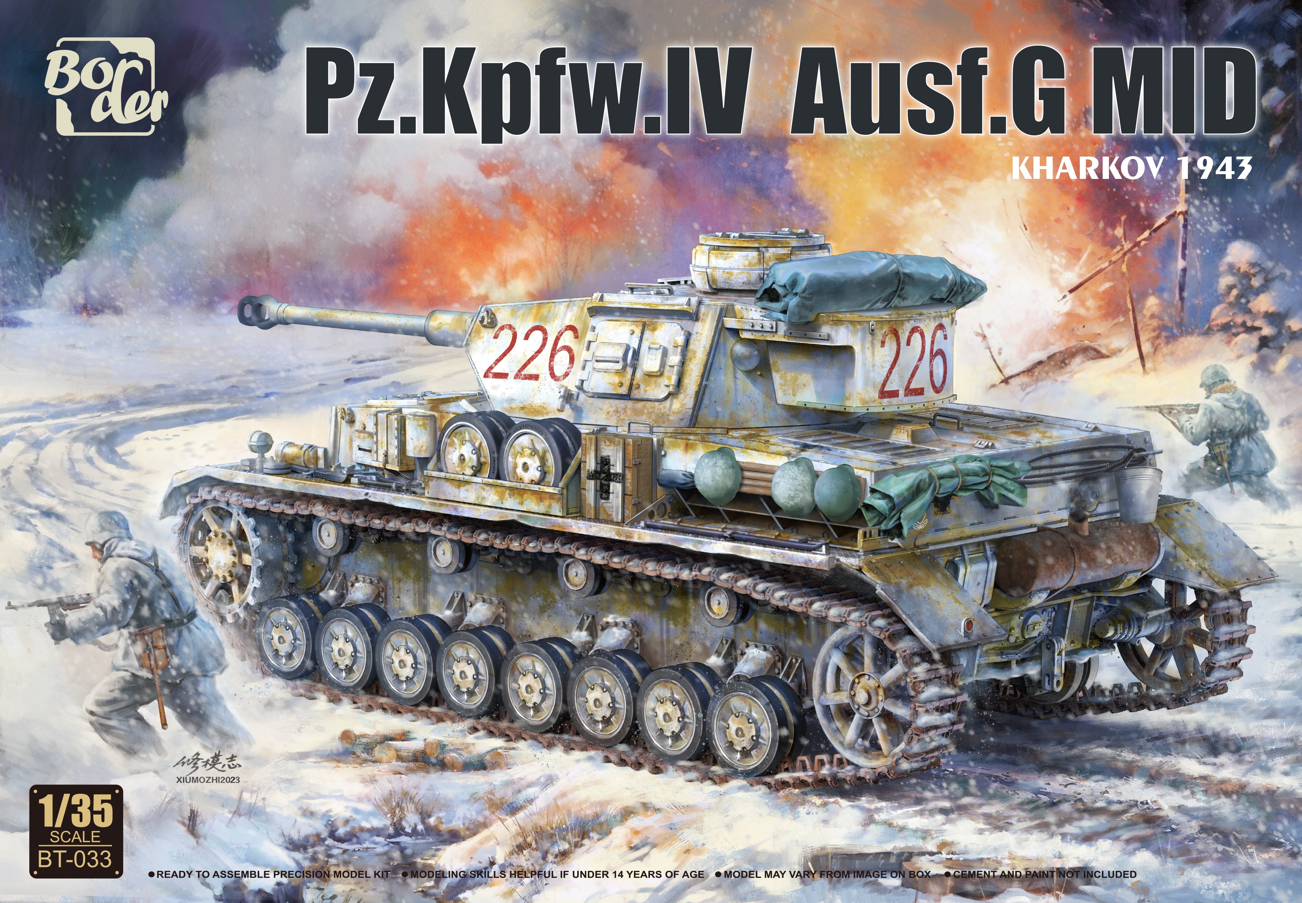 Border Models 1/35 Pz.Kpfw. IV Ausf. G MID "Kharkov 1943" Model Kit