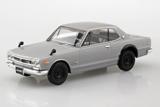 Aoshima 1/32 Snap Kit #09-A-SV Nissan C10 Skyline 2000GT-R (Silver)