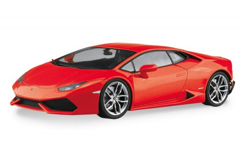 Aoshima 1/24 Pre-Painted '14 Lamborghini Huracán No.4-C Model Kit (Red)