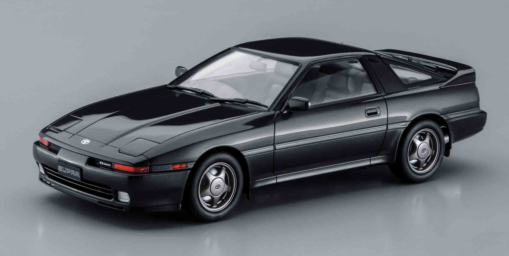 Hasegawa 1/24 Toyota Supra A70 2.5GT Twin Turbo R 1990 "Black Color" Model Kit