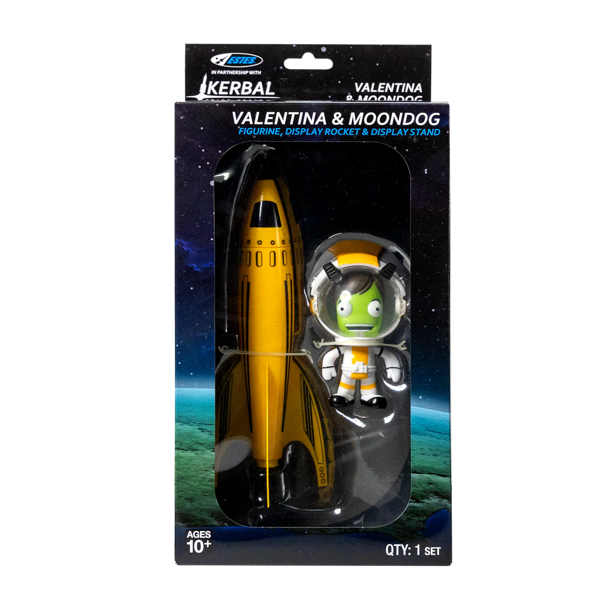 Estes Kerbal Val & Moondog Desktop Display