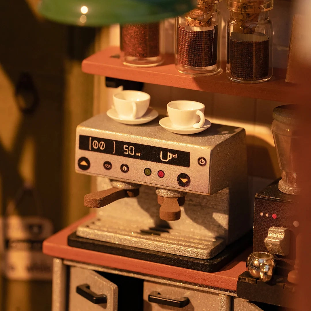 Rolife Slow Life Cafe DIY Miniature House Kit