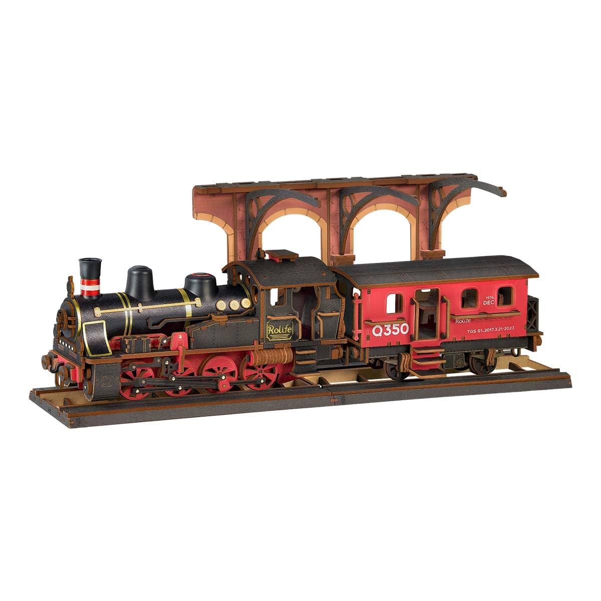 Rolife Steam Journey 3D Wooden Puzzle Kit