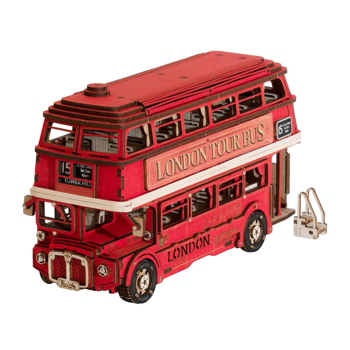 Rolife London Bus 3D Wooden Puzzle Kit