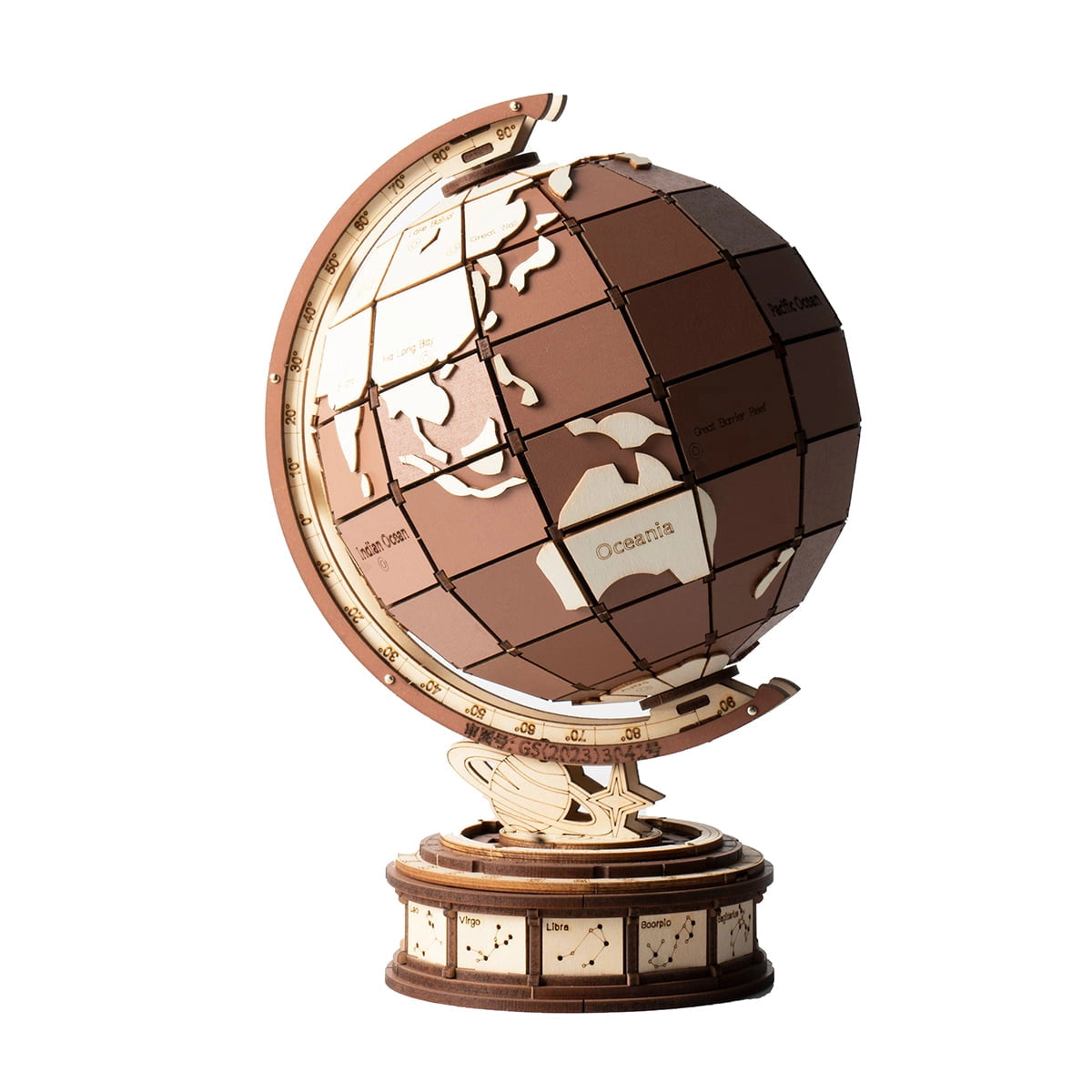 Rolife Global Wonders 3D Wooden Puzzle Kit