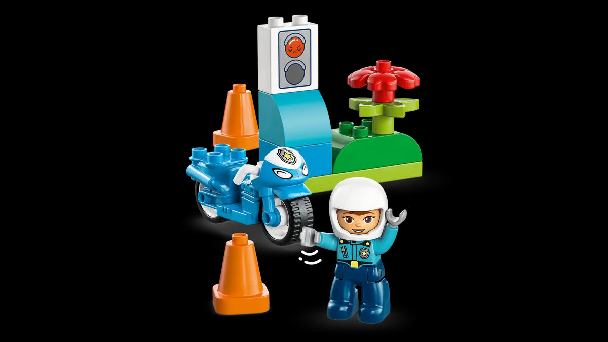 LEGO® DUPLO: Blue Police Motorcycle