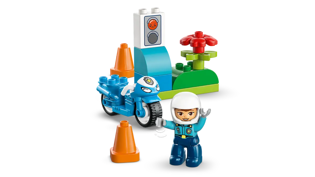 LEGO® DUPLO: Blue Police Motorcycle
