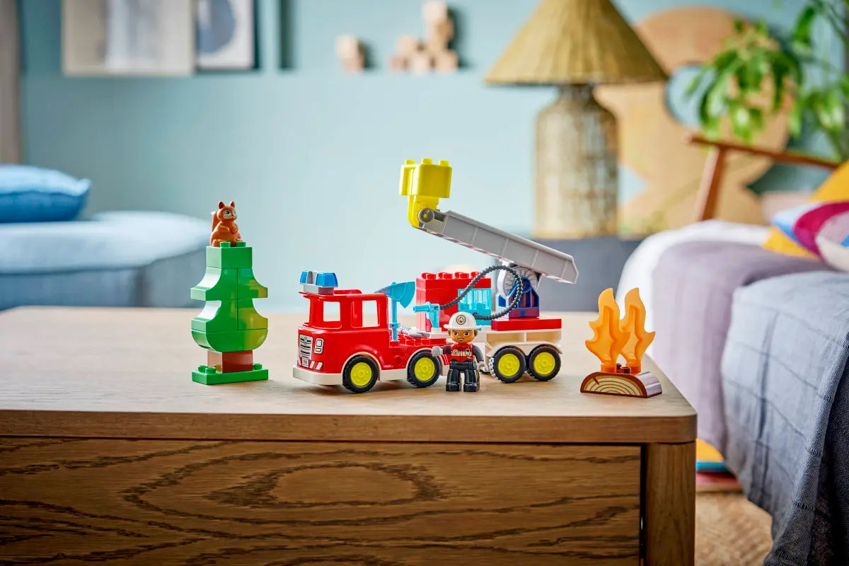 LEGO® DUPLO: Fire Truck with Hose and Firefighter