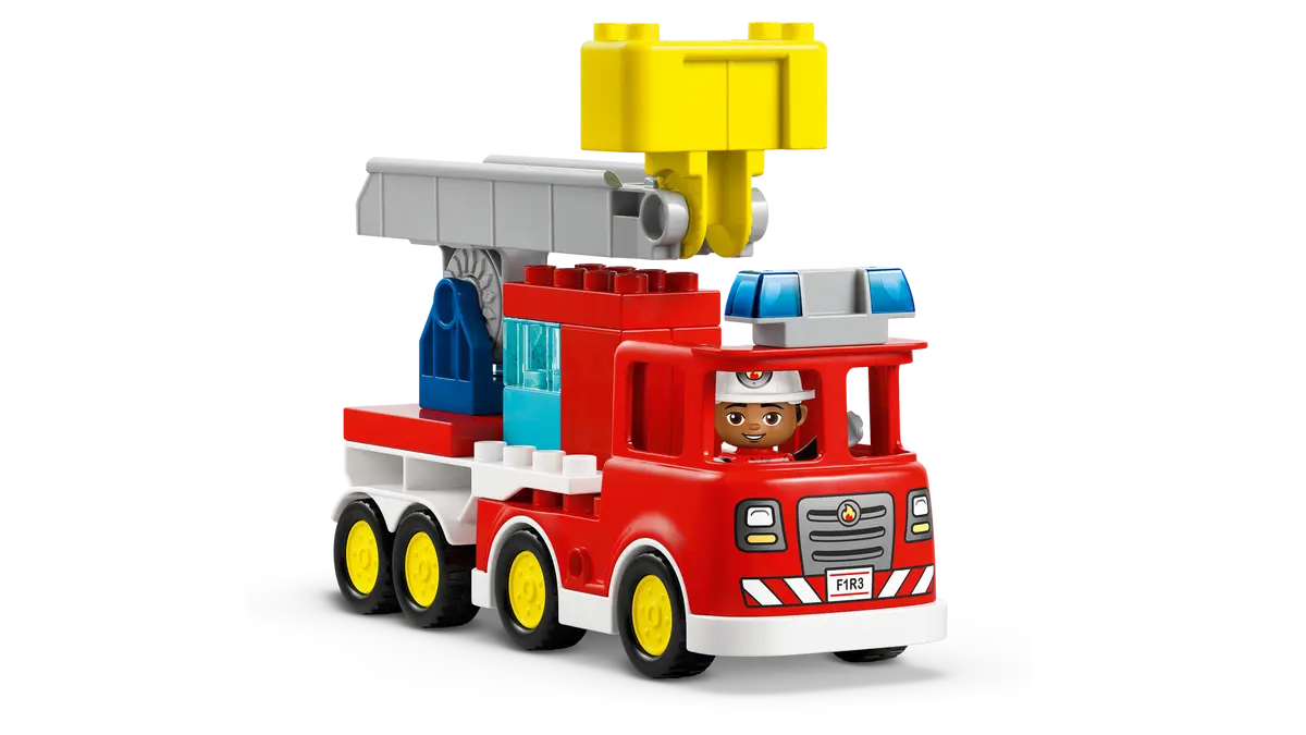 LEGO® DUPLO: Fire Truck with Hose and Firefighter