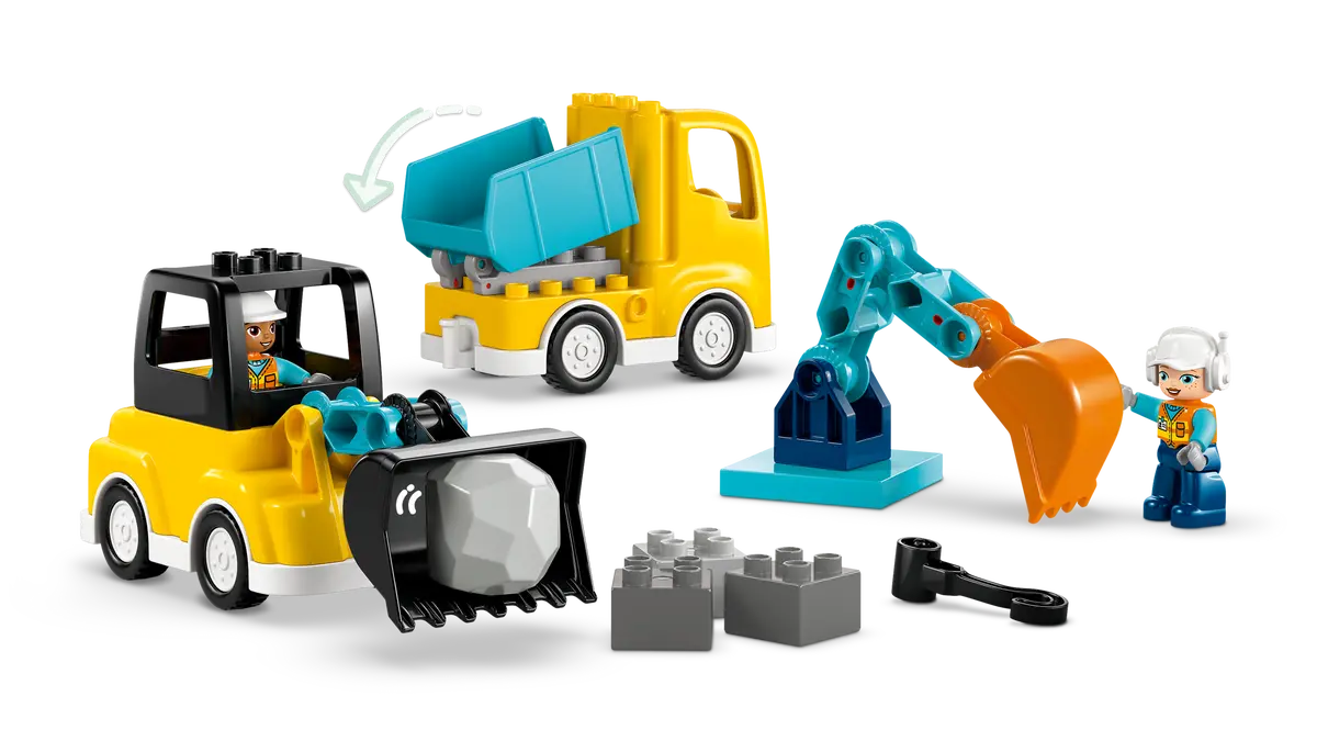 LEGO® DUPLO: 3 in 1 Construction Vehicles