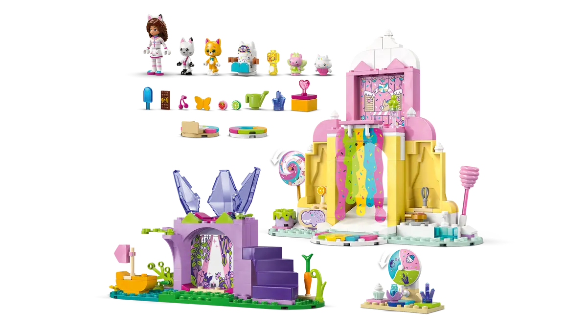 LEGO® Gabby's Dollhouse: Sweet Treat Mountain & Kitty Garden