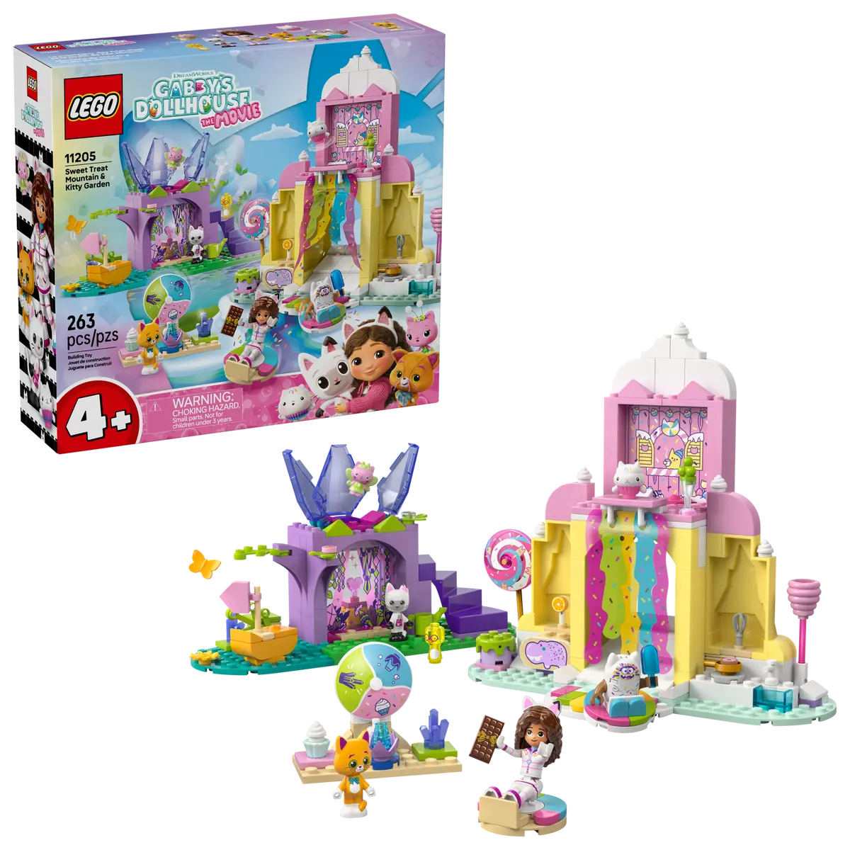 LEGO® Gabby's Dollhouse: Sweet Treat Mountain & Kitty Garden