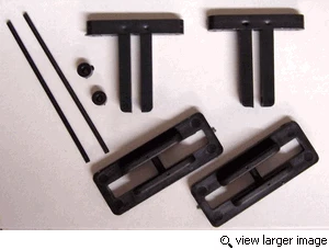 Hoppin Hydros 1/24-1/25 Pro 'T " Sliders with Axles