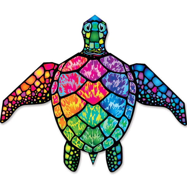 Premier Kites Large Sea Turtle Kite (Rainbow)