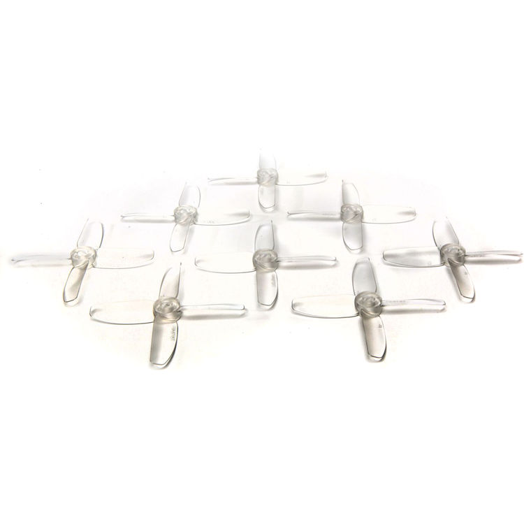 HQProp 3x3x4 Polycarbonate Propeller Set (2 x CW, 2 x CCW, Clear)