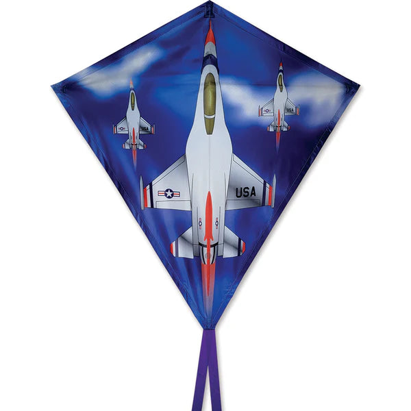 Premier Kites 30 in. Diamond Kite (Jet)