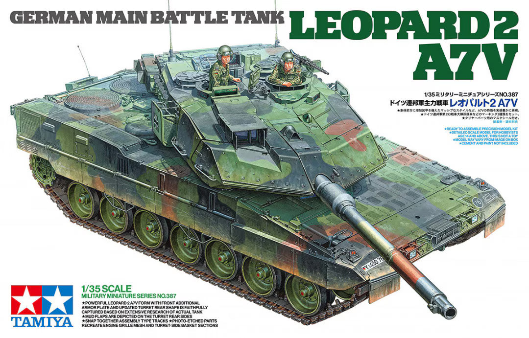 Tamiya 1/35 Leopard 2 A7V German Main Battle Tank