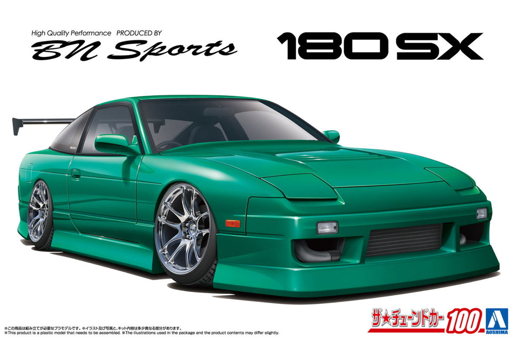 Aoshima 1/24 Tuned Car #100 Nissan BN Sports RPS13 180SX '96 Ver.2 Model Kit
