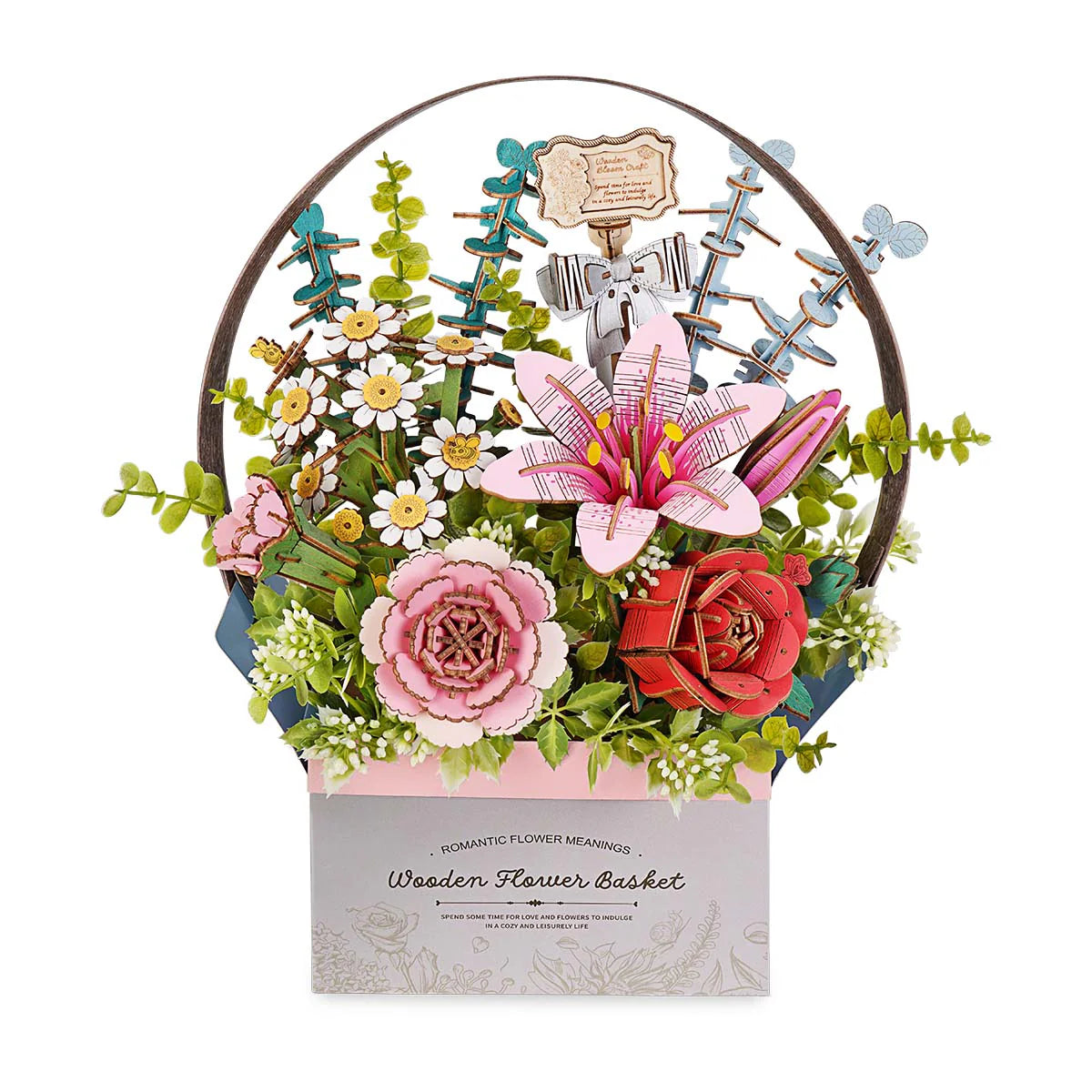 Rowood Wooden Flower Basket DIY