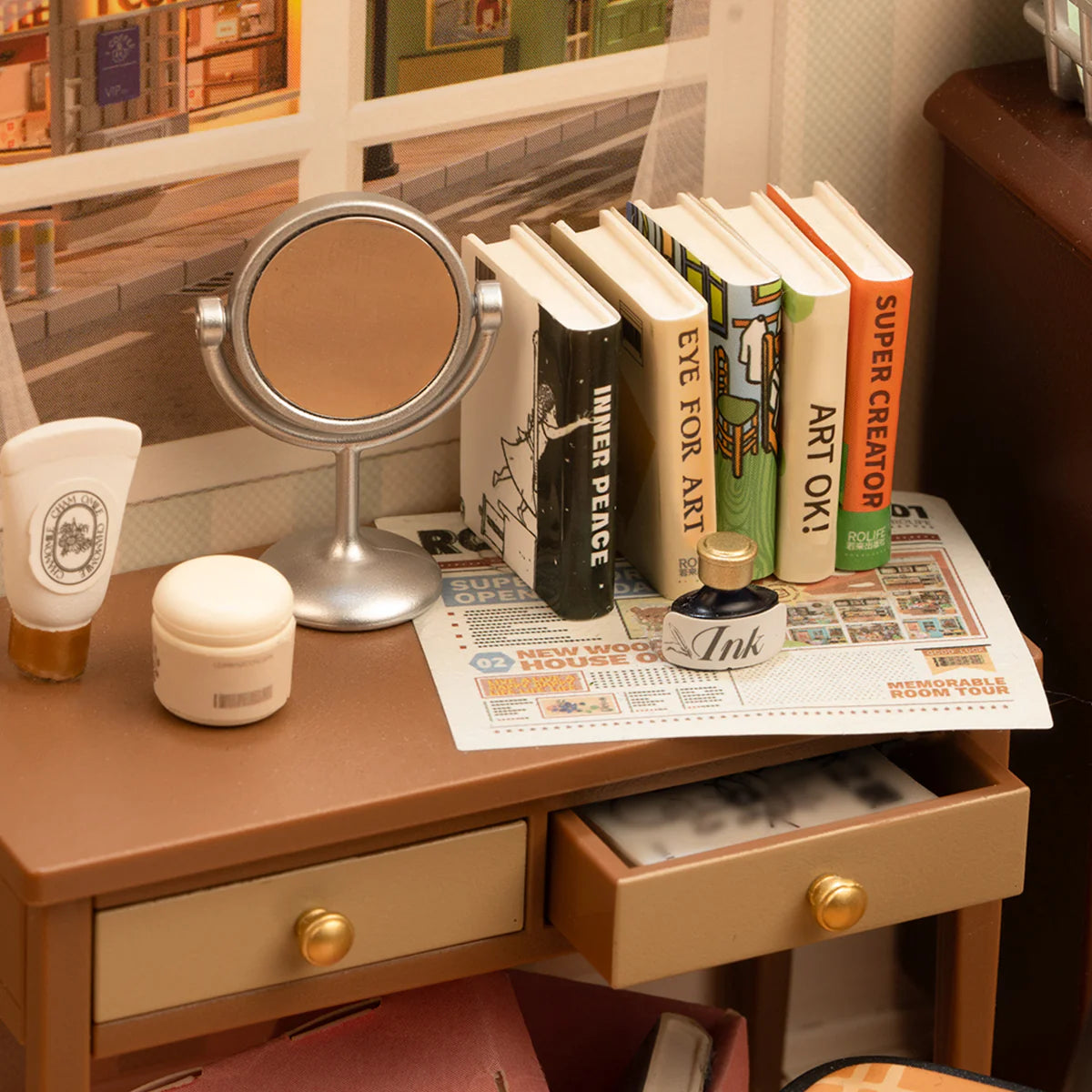 Rolife Sweet Dream Bedroom DIY Super Creator Miniature House Kit