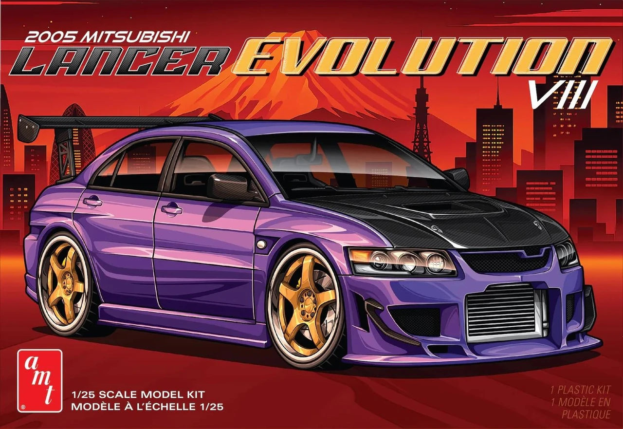 AMT 1/25 2005 Mitsubishi Lancer Evo Model Kit