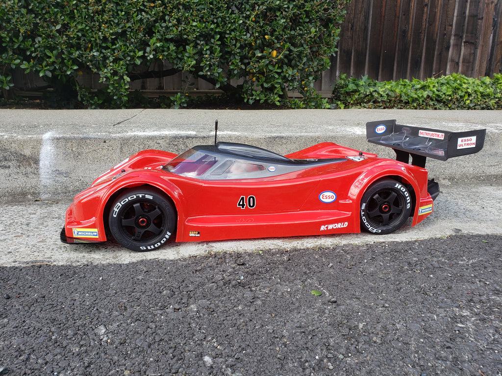 Delta Plastik Toyota GT1 1/7 Scale RC Clear Body