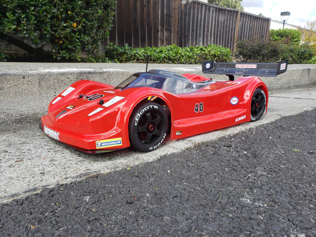 Delta Plastik Toyota GT1 1/7 Scale RC Clear Body