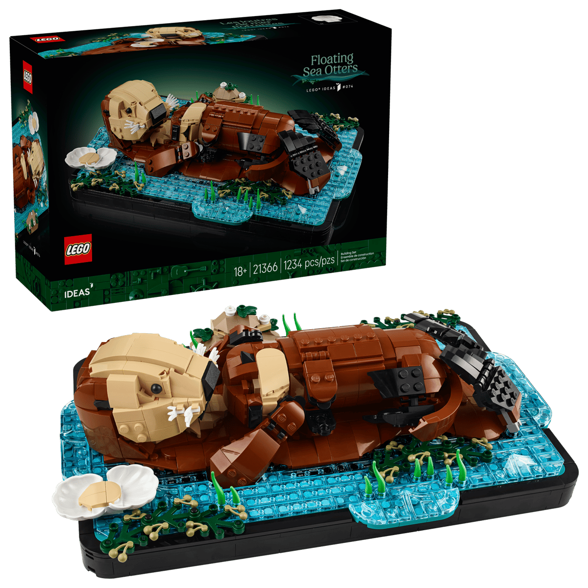 LEGO® Ideas: Floating Sea Otters