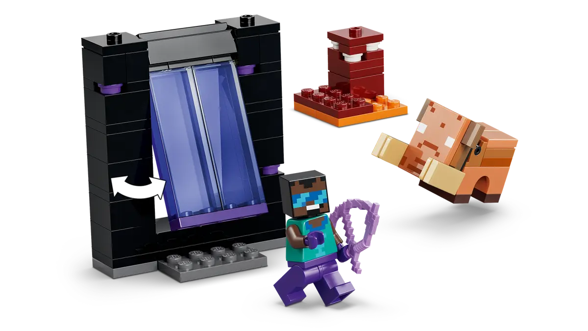 LEGO Minecraft: Nether & End Portal Journey