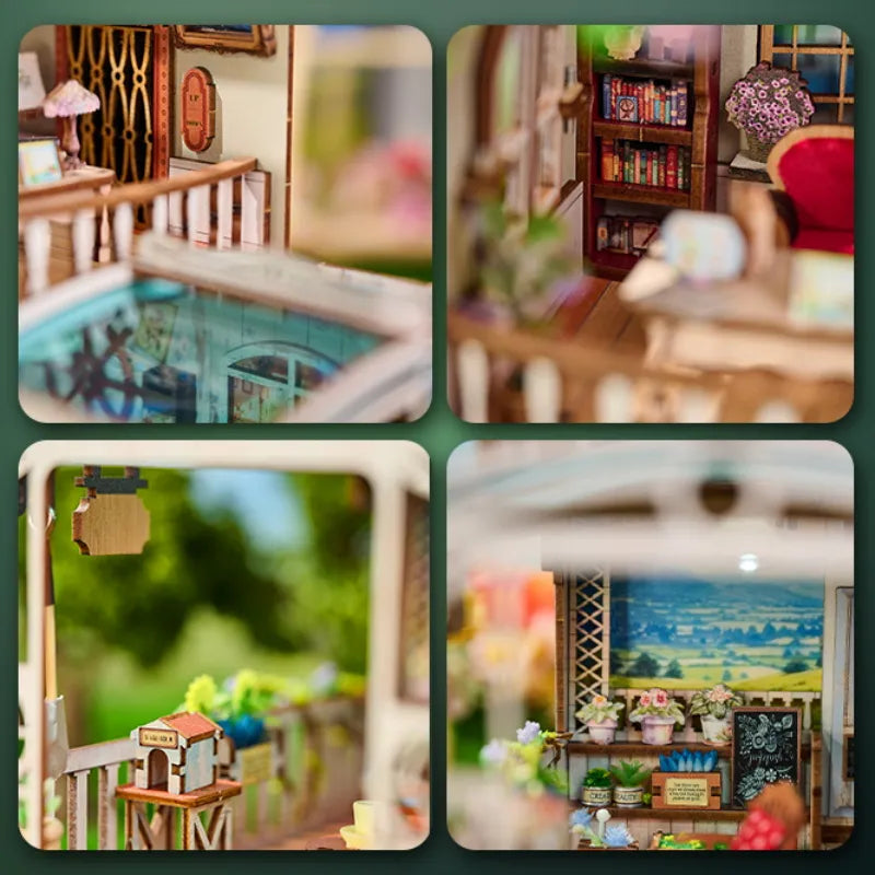 KnowMe IIE Create DIY Book Nook Kit: Happy Moments