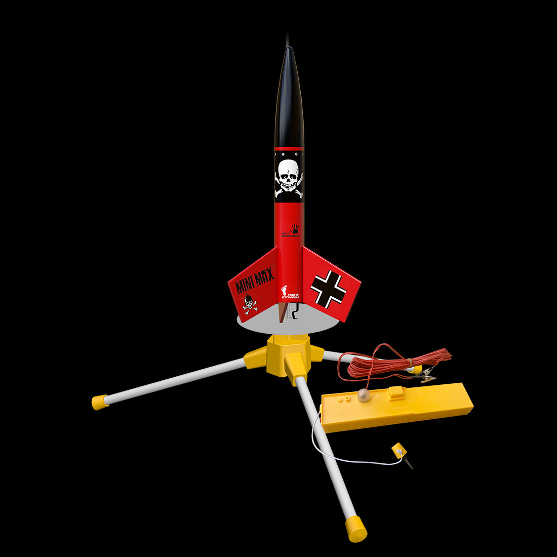 Estes Mini Der Red Max™ Flying Model Rocket Launch Set