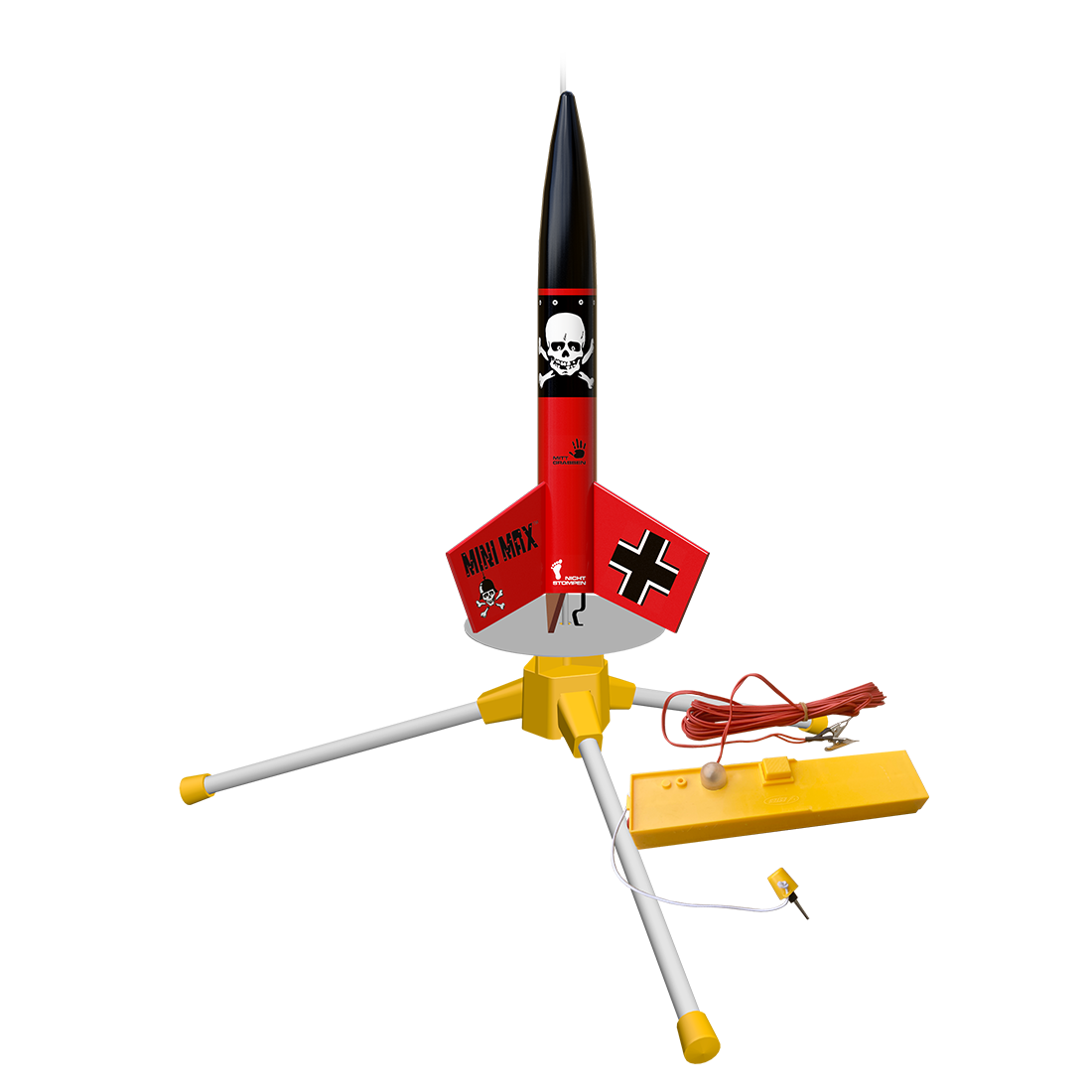 Estes Mini Der Red Max™ Flying Model Rocket Launch Set