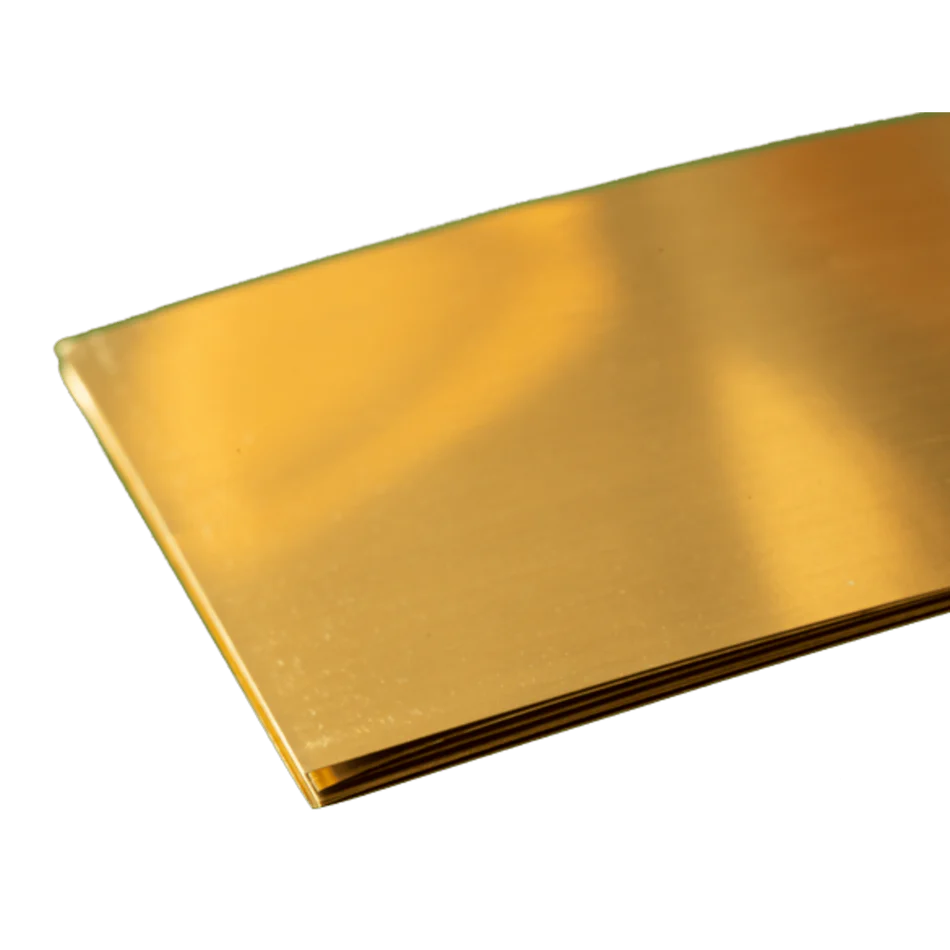 K&S Metals 0.005" x 4" x 10" Brass Sheet (1)