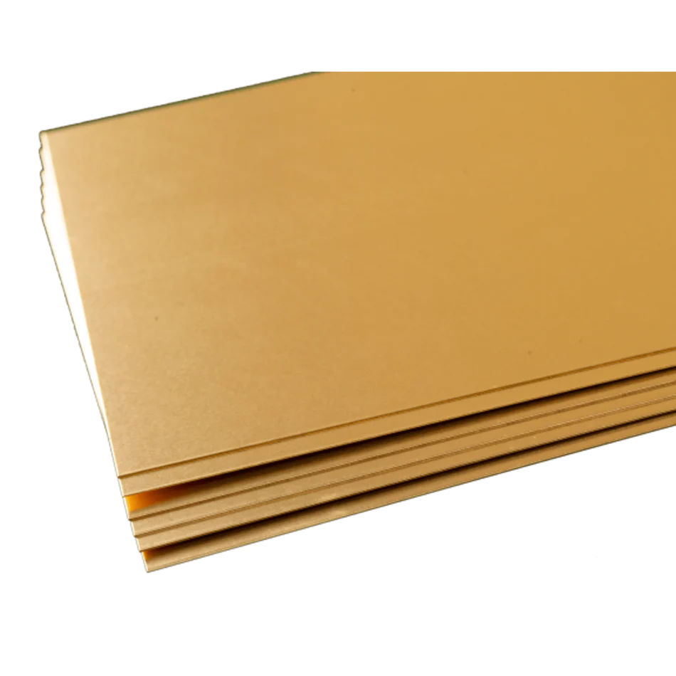 K&S Metals 0.016" x 4" x 10" Brass Sheet (1)