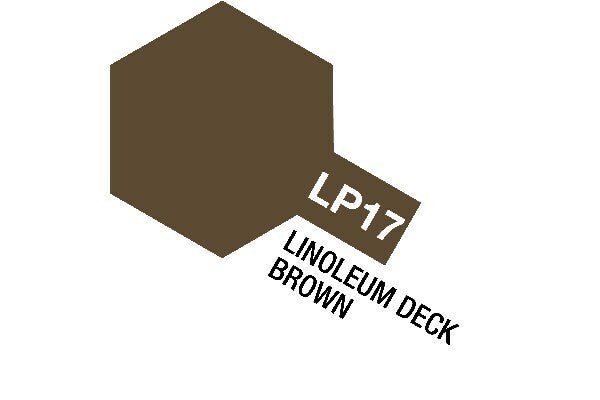 Tamiya Lacquer Paint LP-17 Linoleum Deck Brown (10mL)