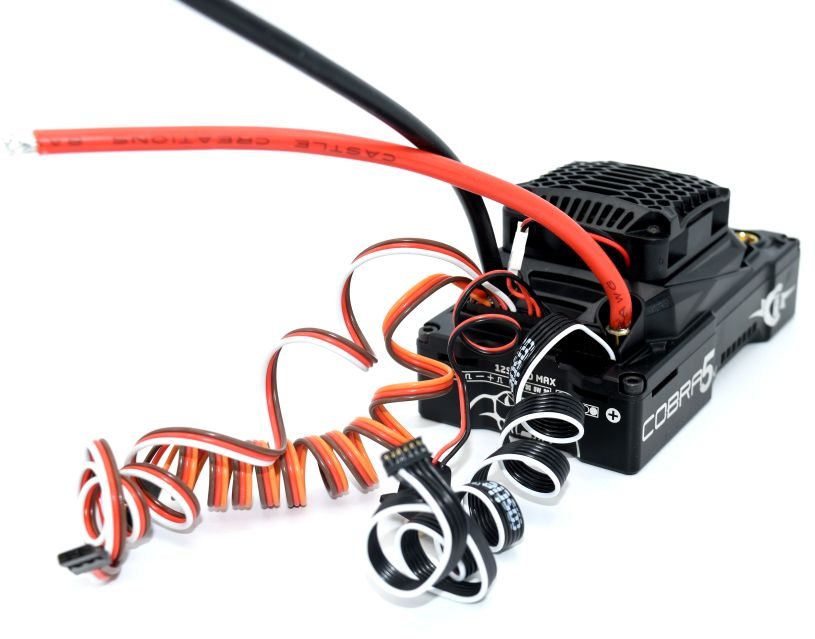Castle Creations Cobra 5 HV, 12S, 50.4V ESC, 20A Peak BEC
