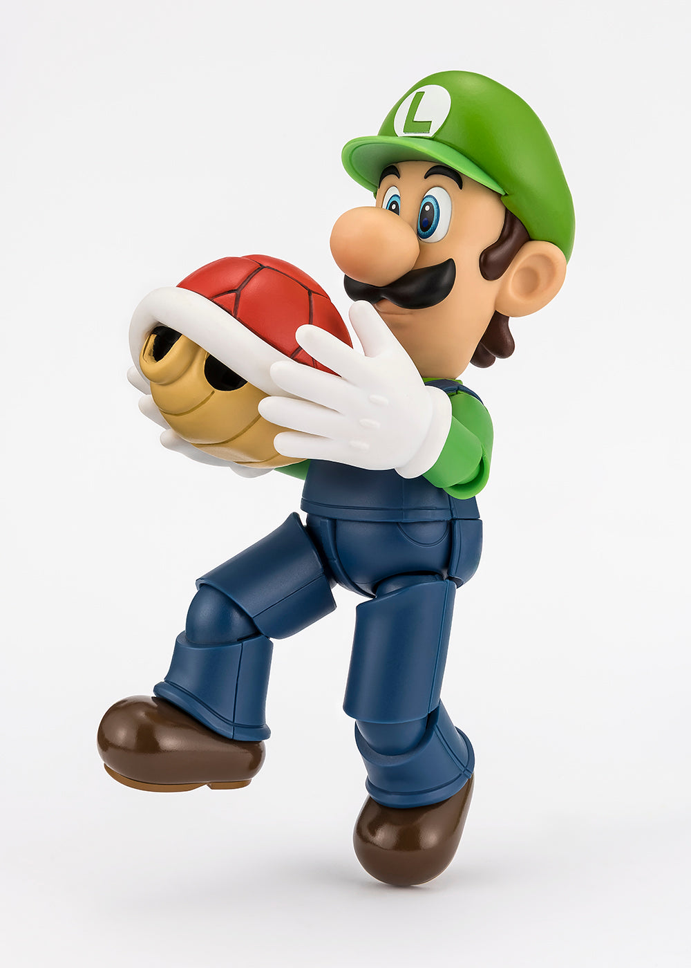 Bandai x Tamashii Nations S.H.Figuarts Luigi (Super Mario) Figurine