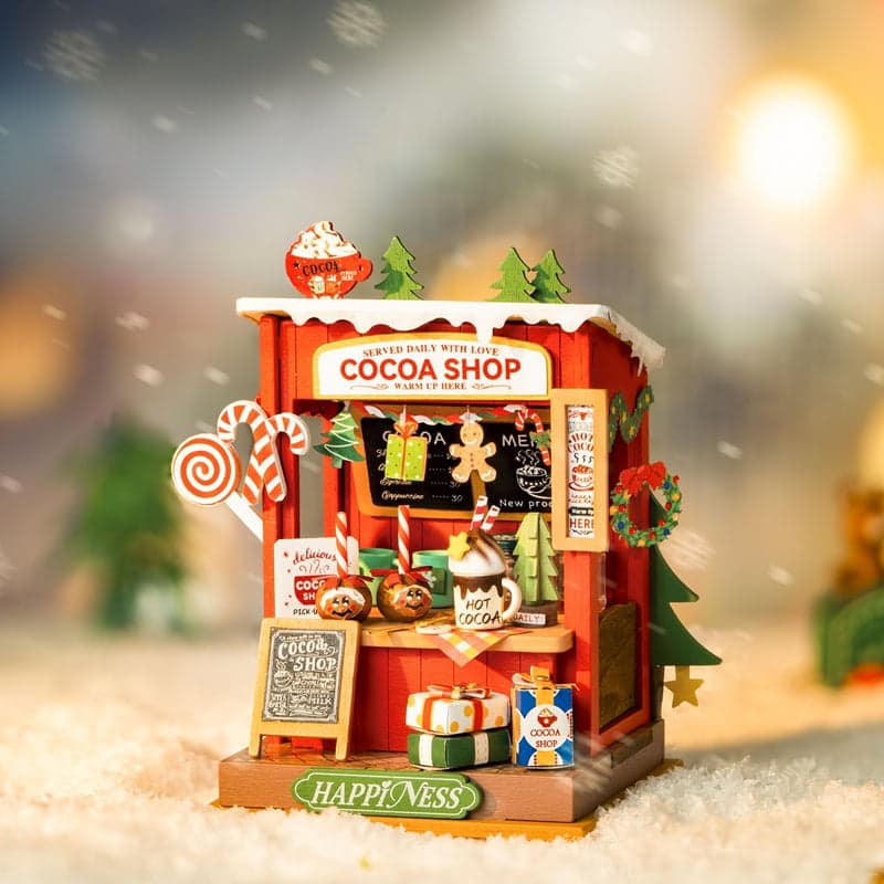 Rolife Cocoa Shop DIY Miniature House Kit