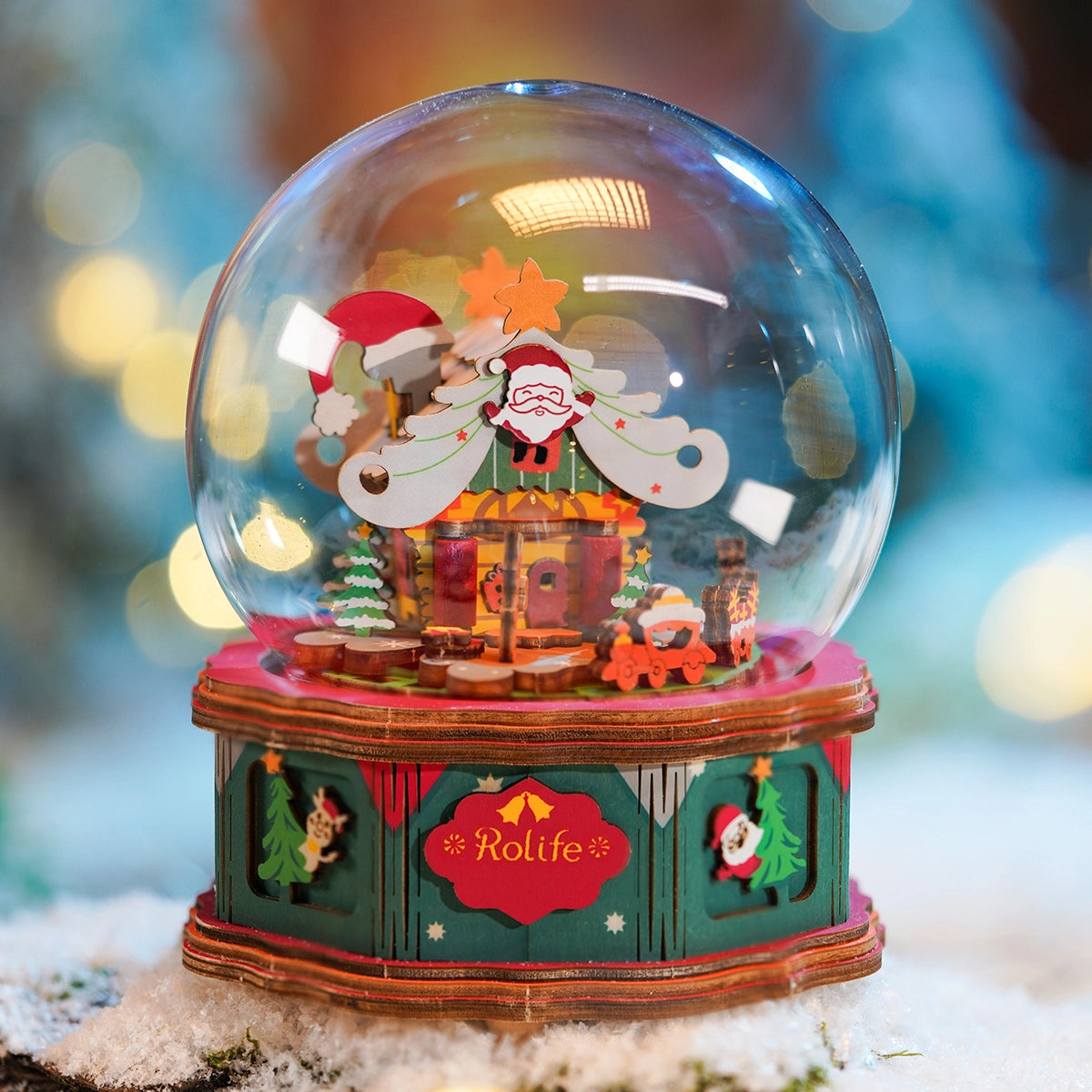 Rolife Christmas Town DIY Music Box