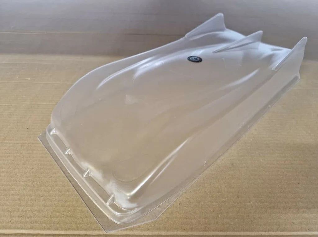 Delta Plastik B4 Phantom X-1 Speed Run 1/10 Scale RC Clear Body