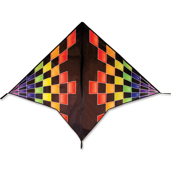 Premier Kites Gyro Delta Kite (Rainbow Checks)